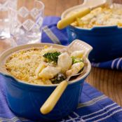 Creamy Pasta Bake with Chicken and Broccoli